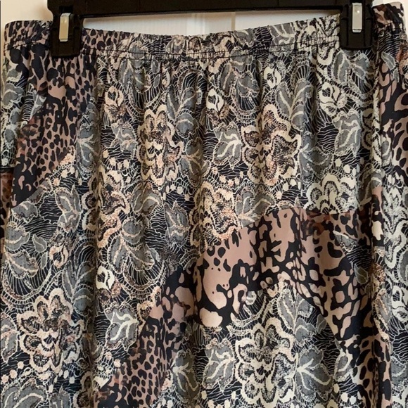 Skirt size XL green brown - Picture 3 of 8